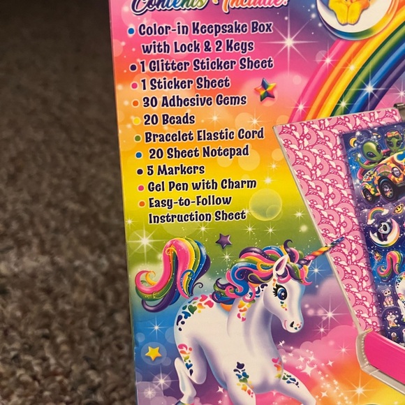 Lisa frank Unicorn and Dolphin Puzzle and Coloring Set bundle - Picture 4 of 7